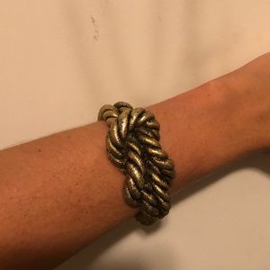 Vintage Antique Gold Knot Cuff